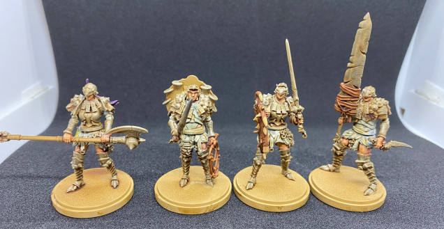 Kingdom Death Lantern and Phoenix armour sets