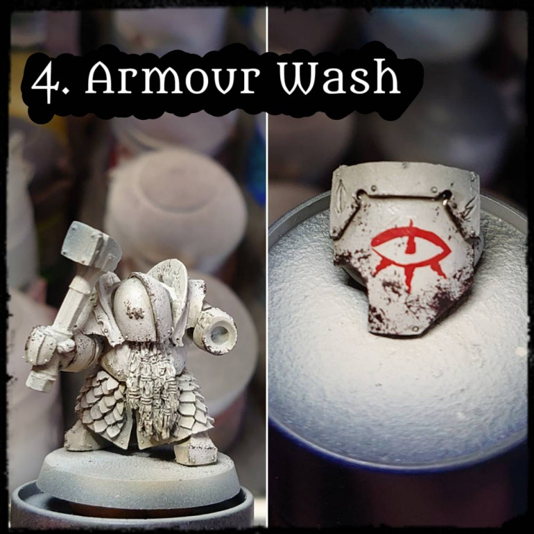 How to paint Grim Dark White Armour