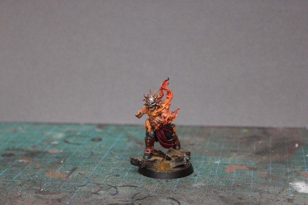 Immolator with base.