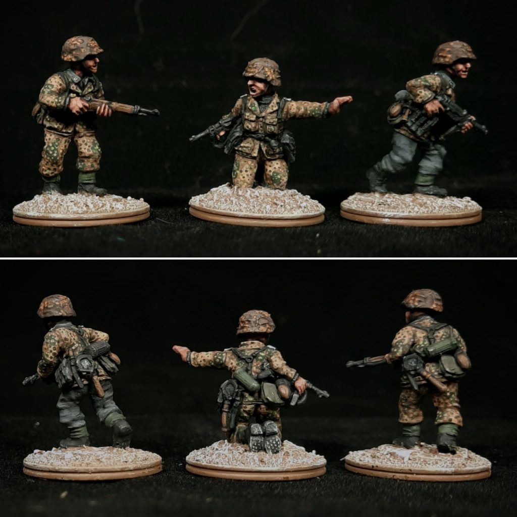 20mm Waffen-SS Grenadier Platoon Painted - Plastic Soldier Company