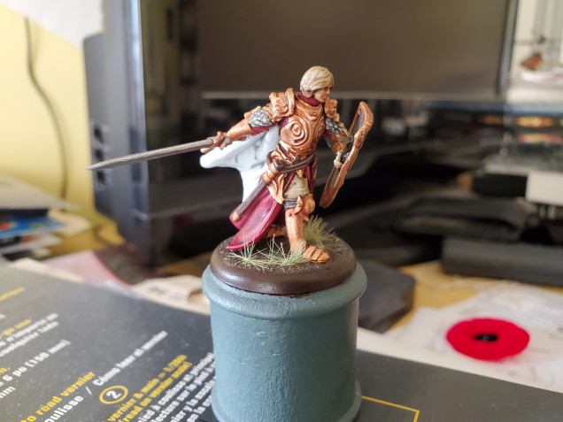 I really wasn't sure what to go with for colours, but as there is a Kingsguard version of Ser Jaime I went with more 'Lannister' colours, though I did keep the white cloak.