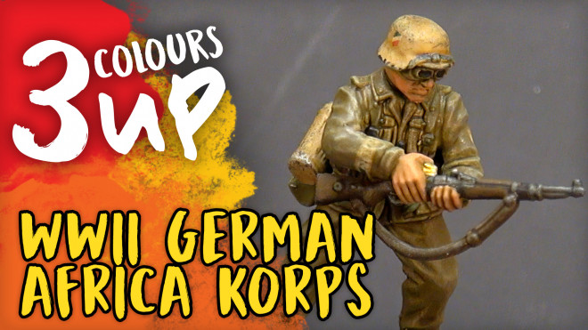 Bolt Action Miniature Painting Tutorial – WWII German Afrika Korps