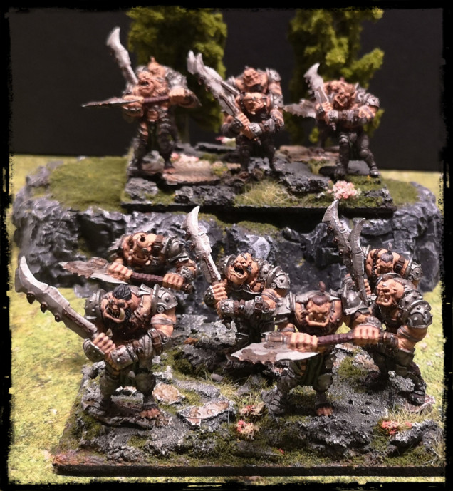 Ogre Warriors and paint recipe