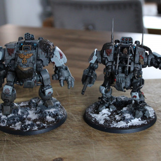 Tabletop ready Invictor Tactical Warsuit/Redemptor Dreadnought