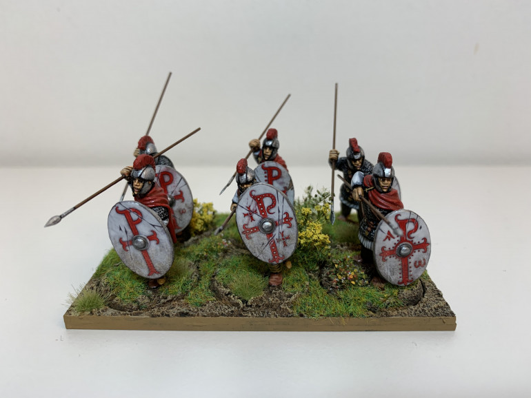 The completed Group on their sabot base