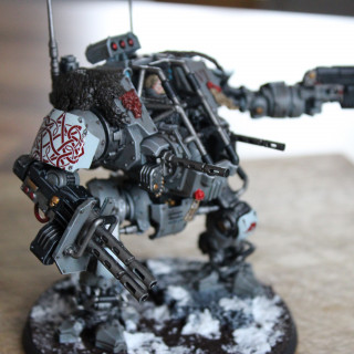 Tabletop ready Invictor Tactical Warsuit/Redemptor Dreadnought