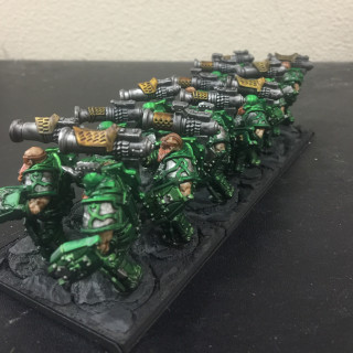 Speed paint Colored metal armor