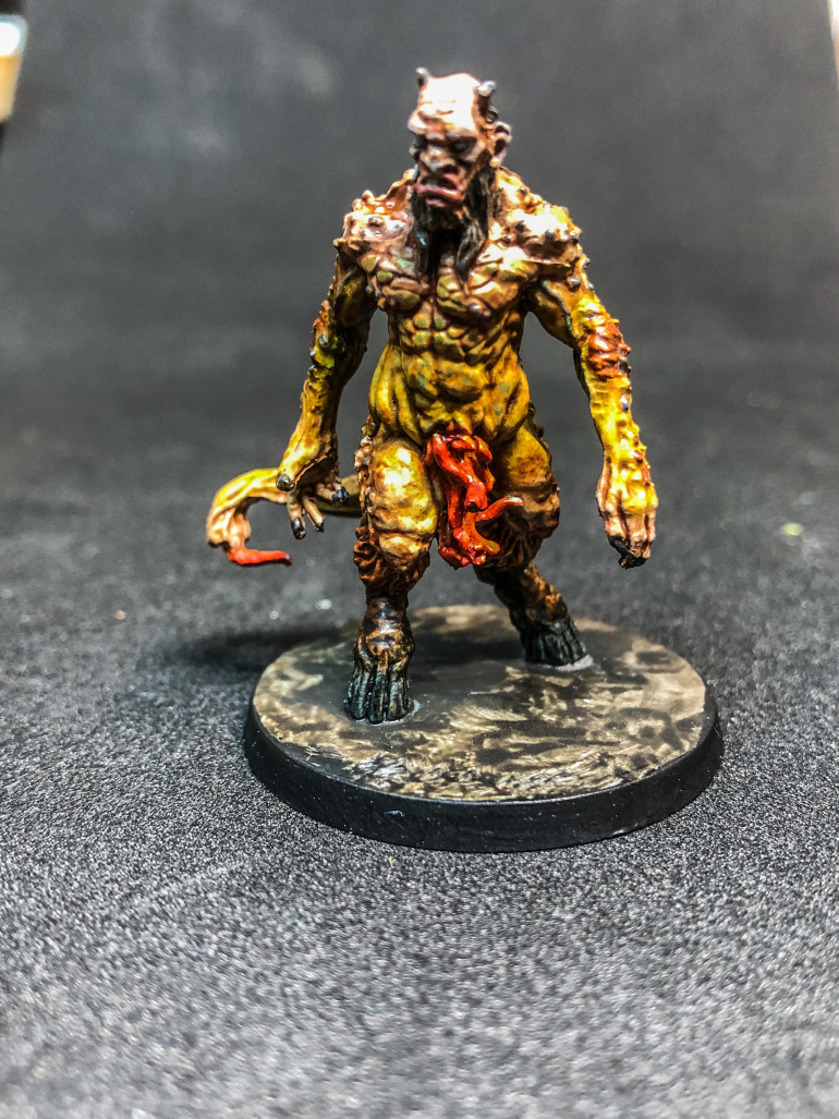 Wilbur Whateley. Another fun blending effort with GW contrast paints.