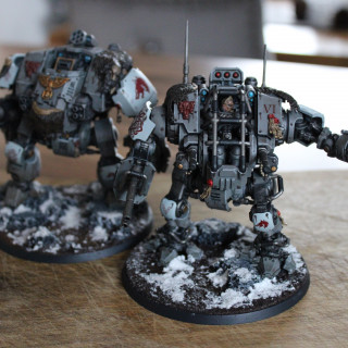 Tabletop ready Invictor Tactical Warsuit/Redemptor Dreadnought