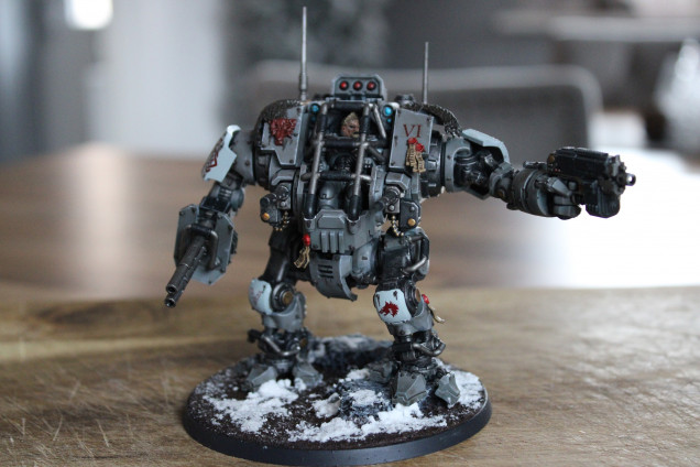 Tabletop ready Invictor Tactical Warsuit/Redemptor Dreadnought