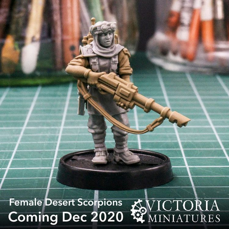 Victoria Miniatures Preview Female Desert Troopers – OnTableTop – Home