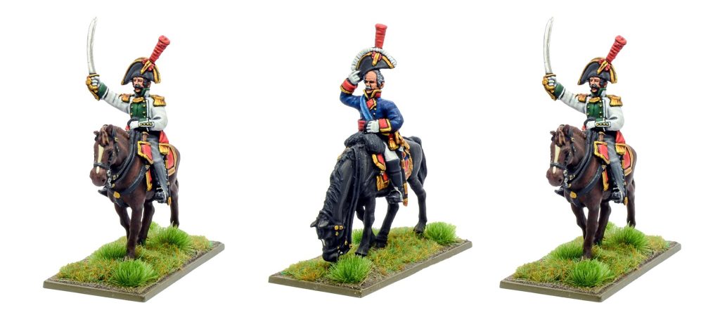 Napoleonic Spanish Mounted Officers #1 - Black Powder