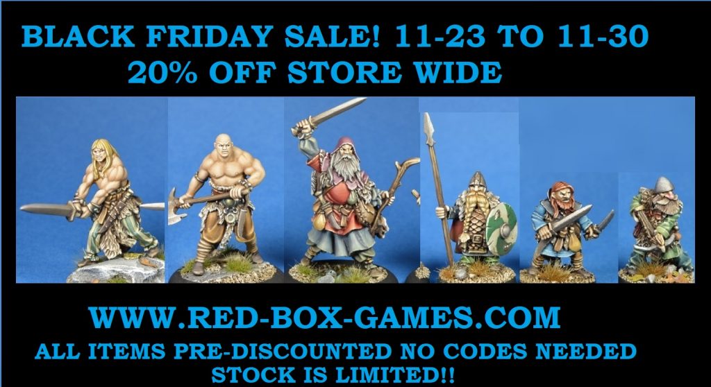 Red Box Games - Black Friday