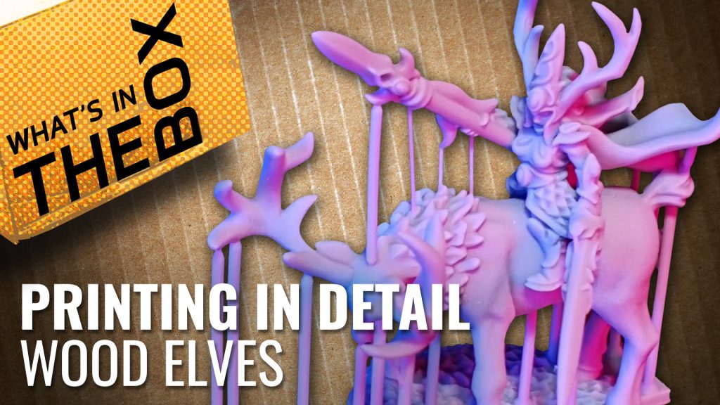 Unboxing: Printing in Detail - 10mm Wood Elves