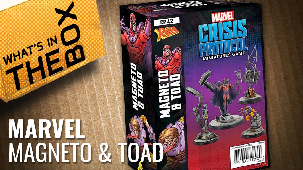 Unboxing: Marvel Crisis Protocol - Magneto & Toad