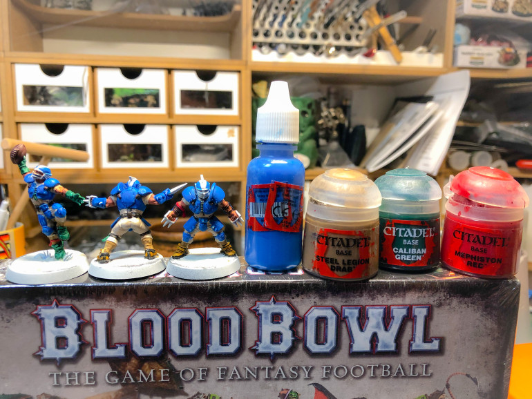 After the  skin was highlighted with a lighter fleshtone (not displayed), the armor flaws were corrected before the socks, gloves and shoes flws were corrected (see colors above)