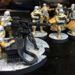 Snowtroopers and E-Web Heavy Blaster