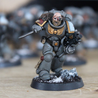 Tabletop ready Intercessors and Lieutenant