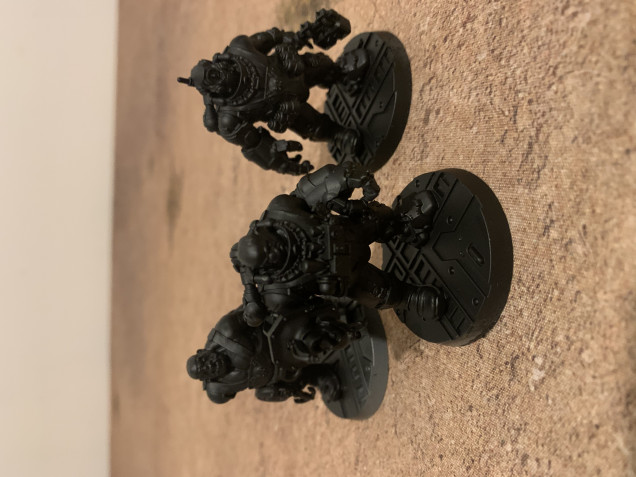 Purchased a six man squad of Necromunda slave Ogryns, which I’ll use a Bullgryns, narratively they will be additional farms hands when I get around to doing Glazers Farm