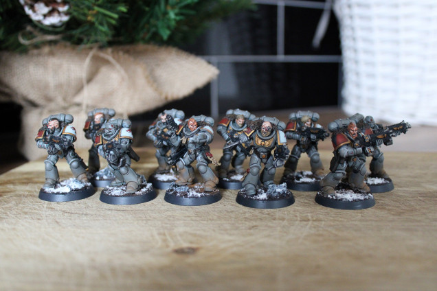 Tabletop ready Intercessors and Lieutenant