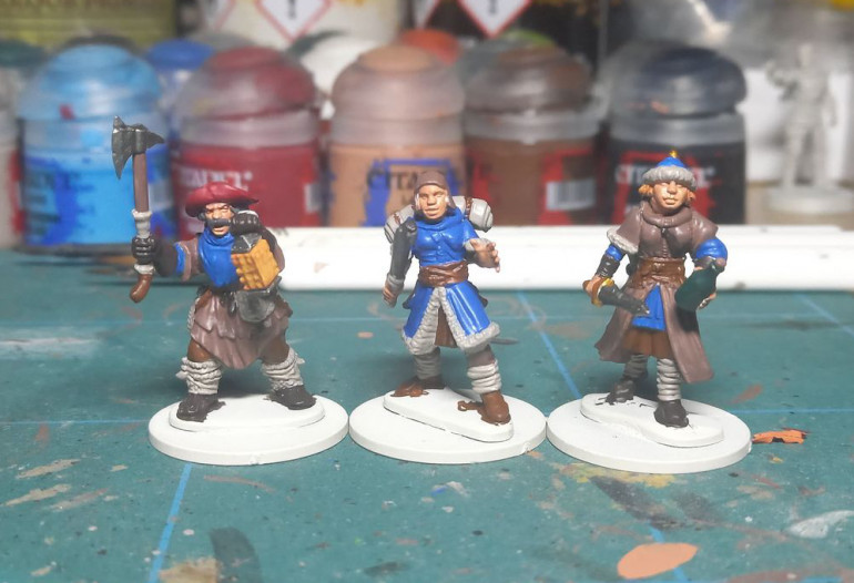 Basecoated Warband - Making Things Blue!