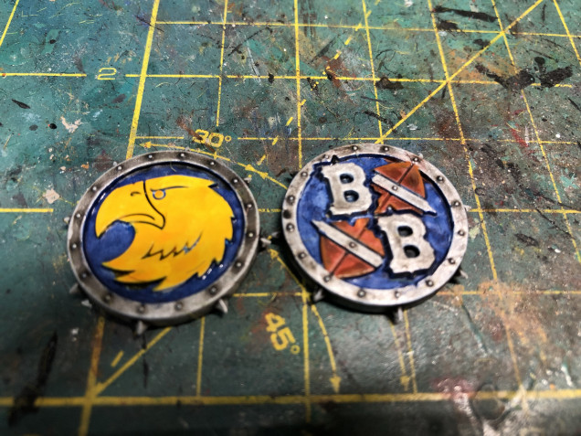 Do not forget painting the coins, markers and balls (which are a pain given their t9iny size. I suggest sticking them in sticky tack, painting one side and reversing).