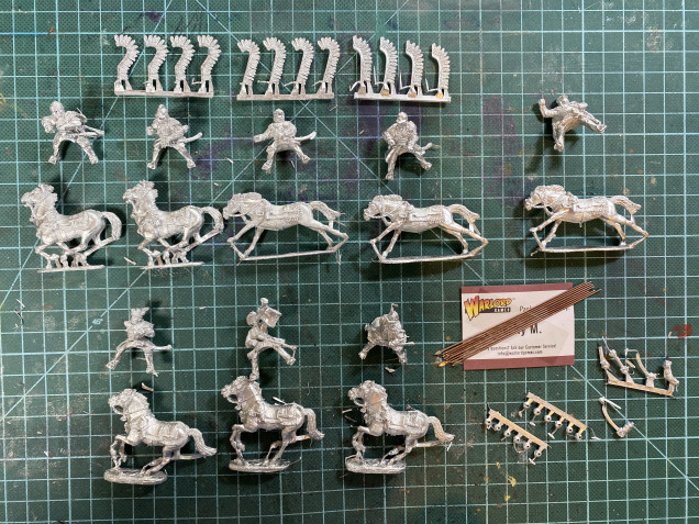 Polish Hussars from Warlord Games. Brass lances much appreciated!