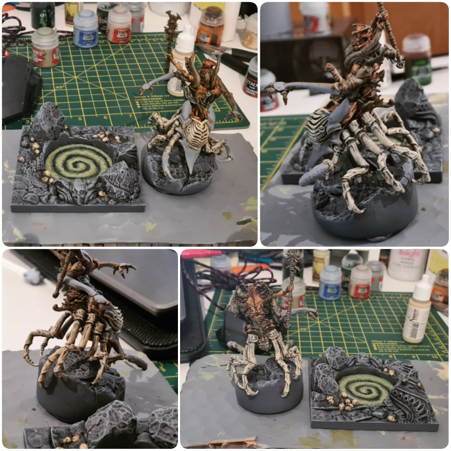So it seems I'm pretty epic at spamming posts by accident ?? I have no idea how to delete the duplicates. Ima blame OTT website for being laggy AF when I was submitting ? this is as far as I got after my second session. Part way through building up the bone parts, which will be subsequently shaded back down to a more muted tone ?
