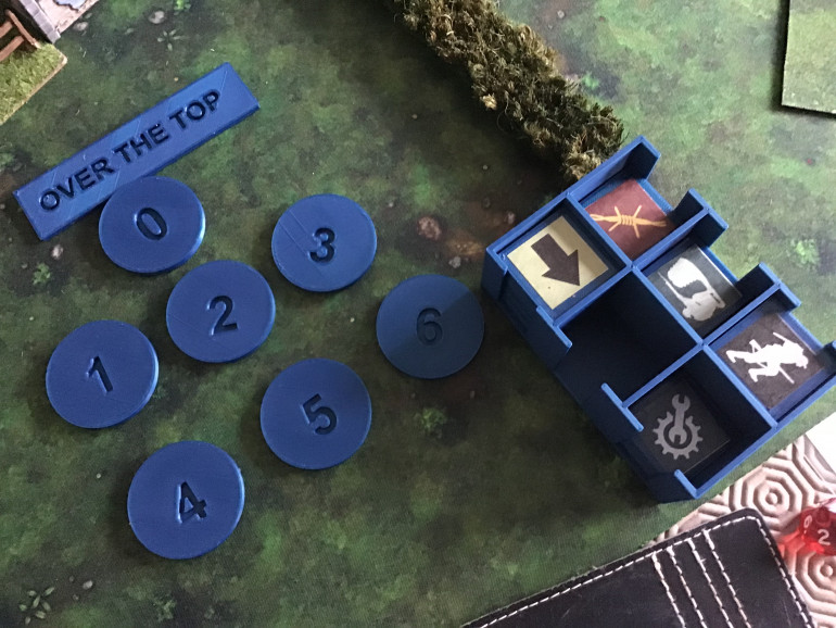 3D printed bidding tokens and game markers