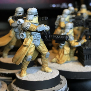 Snowtroopers and E-Web Heavy Blaster