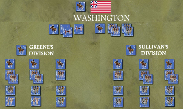 The American Army ... the WHOLE American Army, December 25, 1776.  Each figure is about 80 men.  This really was the state of the US Continental Army, and really the whole military outside of fort garrisons and state militias, etc.  Washington had started his New York Campaign in August with 20,000+ men.  Five months later, he had about 2,000 left.