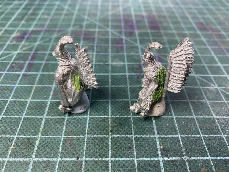 Some simple conversion work to move the wings to be saddle mounted rather than than on the riders’ backs.