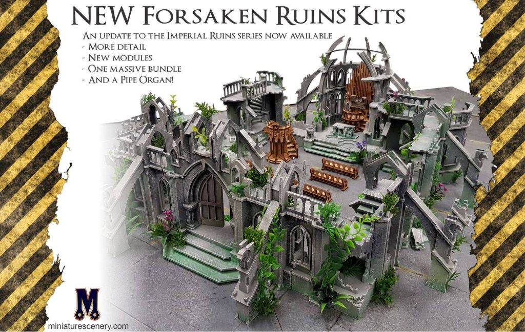 Forsaken Ruins Kit - Miniature Scenery