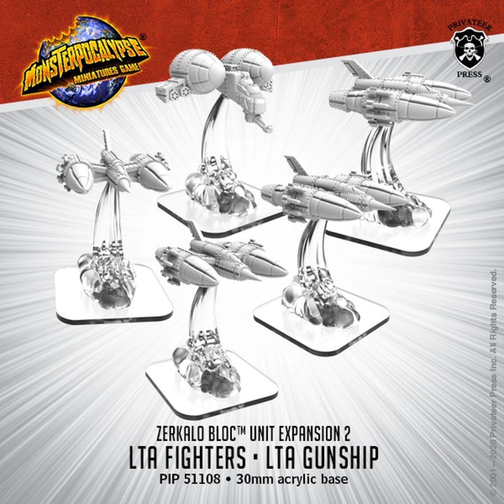 LTA Fighters & LTA Gunship - Monsterpocalypse