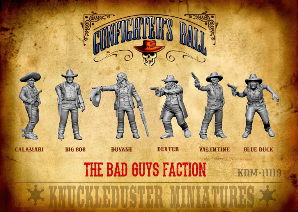 The Bad Guys Faction - Knuckleduster Miniatures