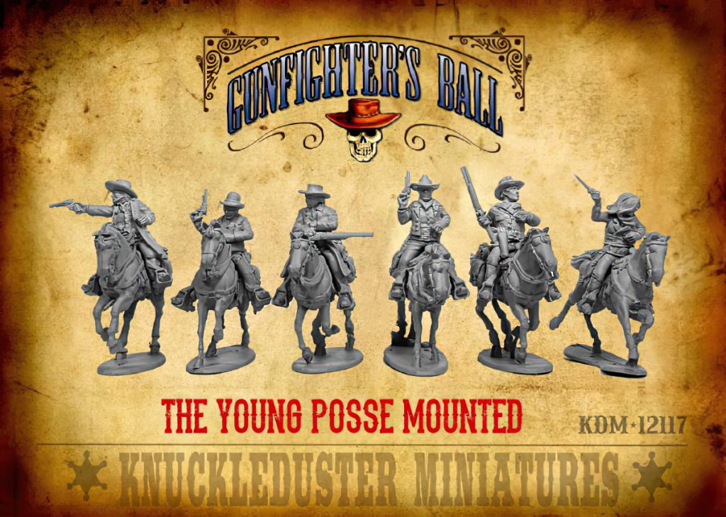 The Young Posse Mounted - Knuckleduster Miniatures