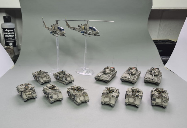 First mechanised platoons and support