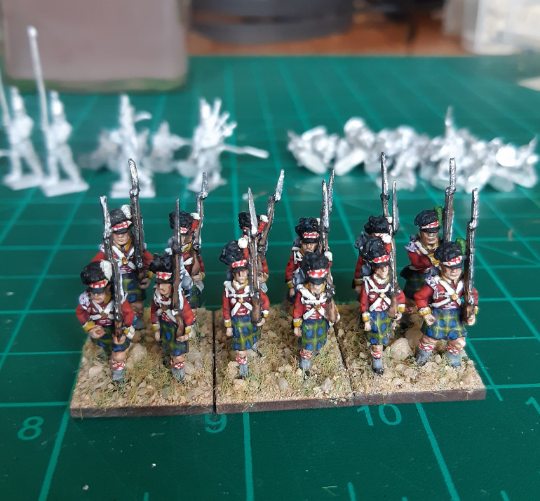 Half a battalion of Gordon Highlanders. More photos when I finish the rest.
