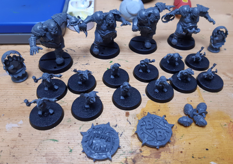 Gut busters built and ready for primer.