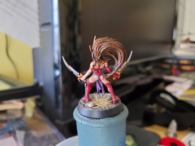 And then the obligatory Lloyd shot. Two more minis from this team to go, and one of them is part Snek...which should be fun. Might do her next, but there's plenty of other things to work on while I still have time before school starting again...