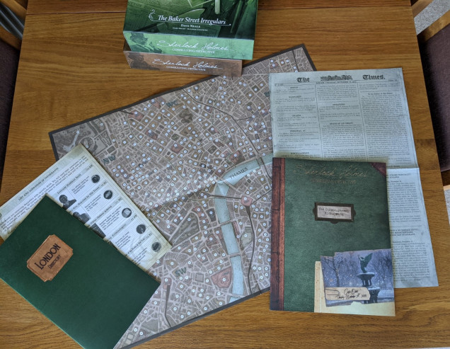 Board game: Sherlock Holmes Consulting Detective Case #1