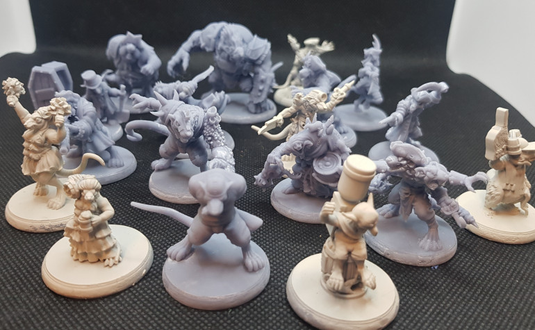 All the printed minis