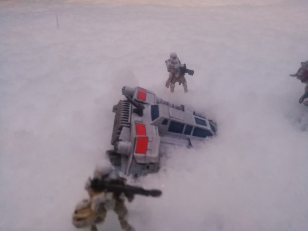 All that time making a Hoth table. Tut