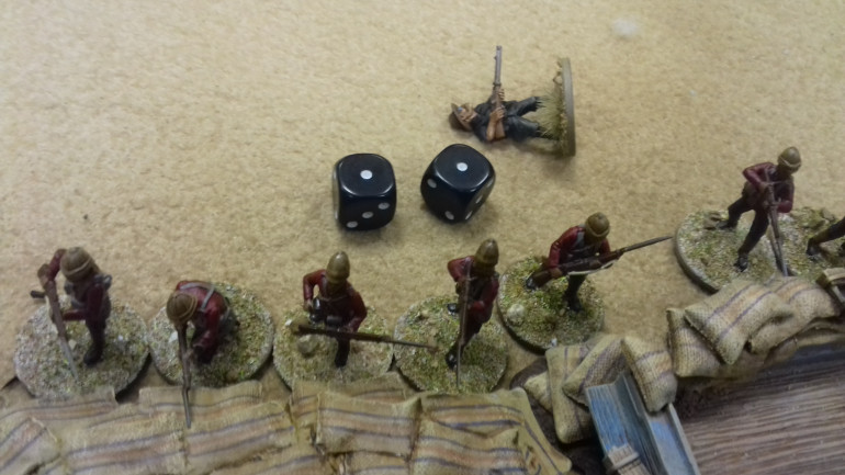 Oh dear Adendorff dies defending the southern rampart