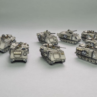 First mechanised platoons and support