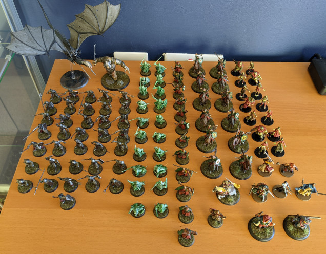 Painted in 2019 - 104 minis (105 picture but one isn't actually finished)