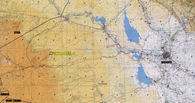 Building materials for the SCUD-Hunter game later today.  Here's the zoom-out map of the general area.