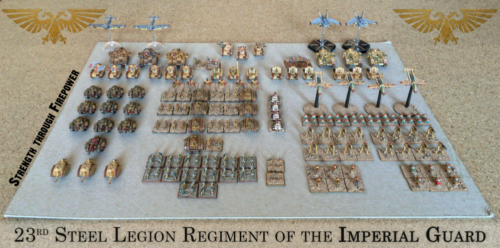 23rd Steel Legion Regiment - for Epic Armageddon