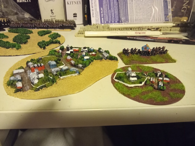 A 2mm Town like this can happily be put on the table and not take it over, imagine the footprint of this many buildings in 6mm and if less were used then it would decrease the effect which is (to me) a huge part of the point of playing in 6mm.