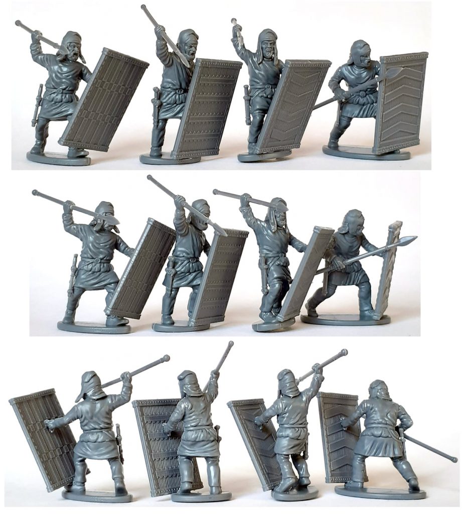 Finished Persian Unarmoured Spearmen #3 - Victrix